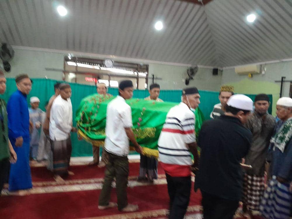 Jenazah Madurisa selepas disalatkan. (Dok., Istimewa)
