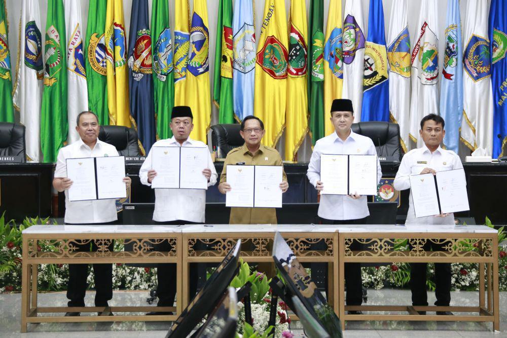 Kemendagri Teken Nota Kesepahaman dengan Lintas K/L