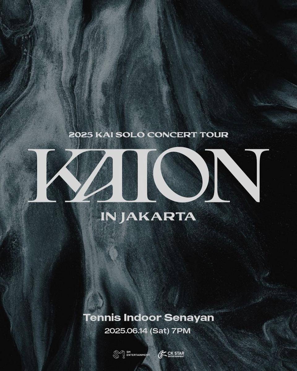 poster konser Kai EXO di Jakarta 2025 (instagram.com/ckstar.id)