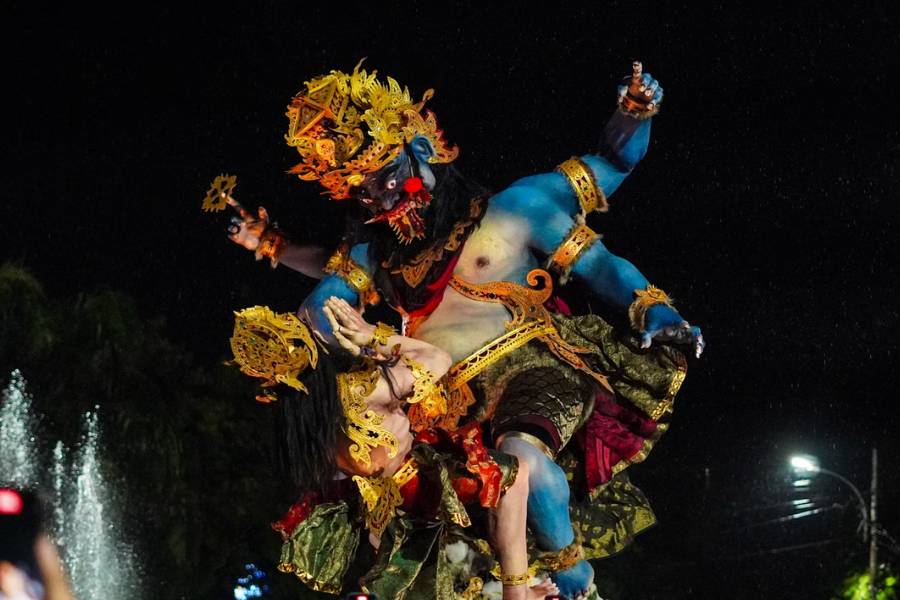 Potret Ogoh-ogoh di Bali (unsplash.com/robbif_)