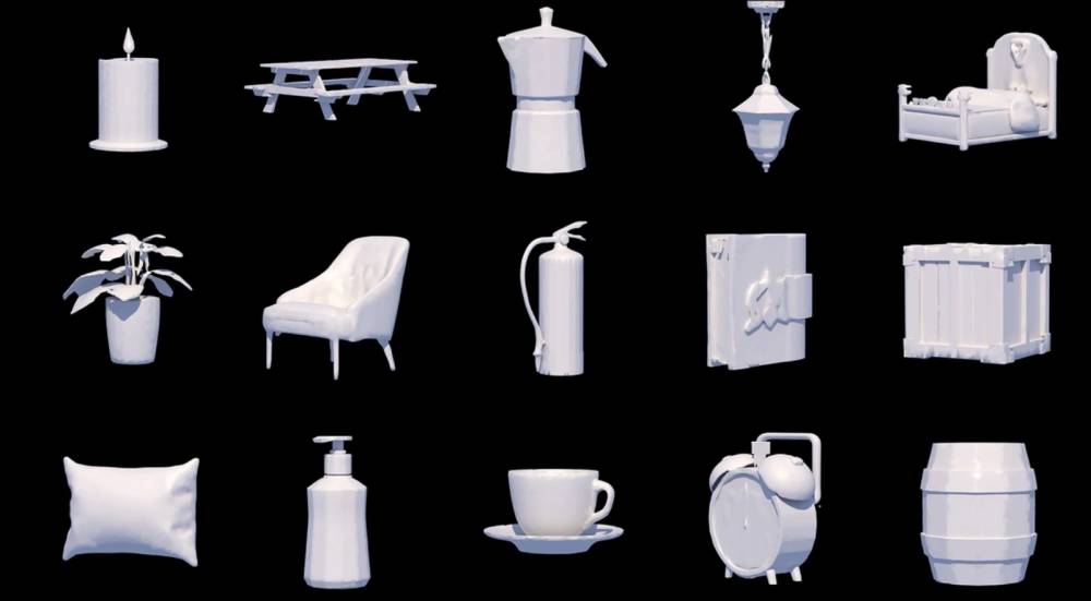 objek 3D yang dihasilkan Cube. (dok. Roblox)