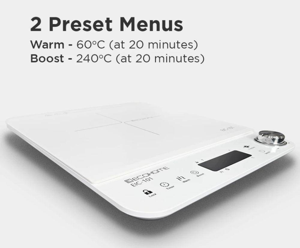 Ecohome Induction Cooker EIC101 (shopee.co.id/Ecohome Indonesia Official)
