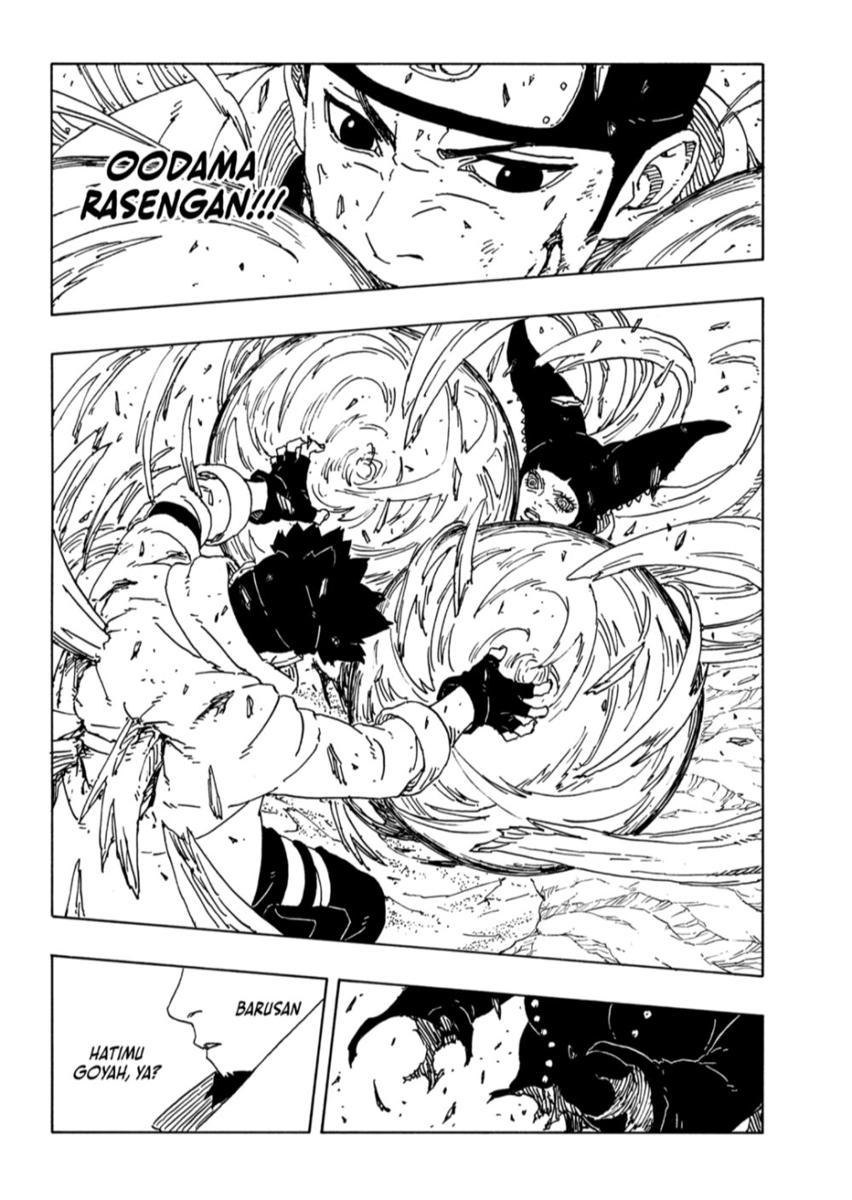 Konohamaru membalikkan keadaan/mangaplus.shueisha.co.jp