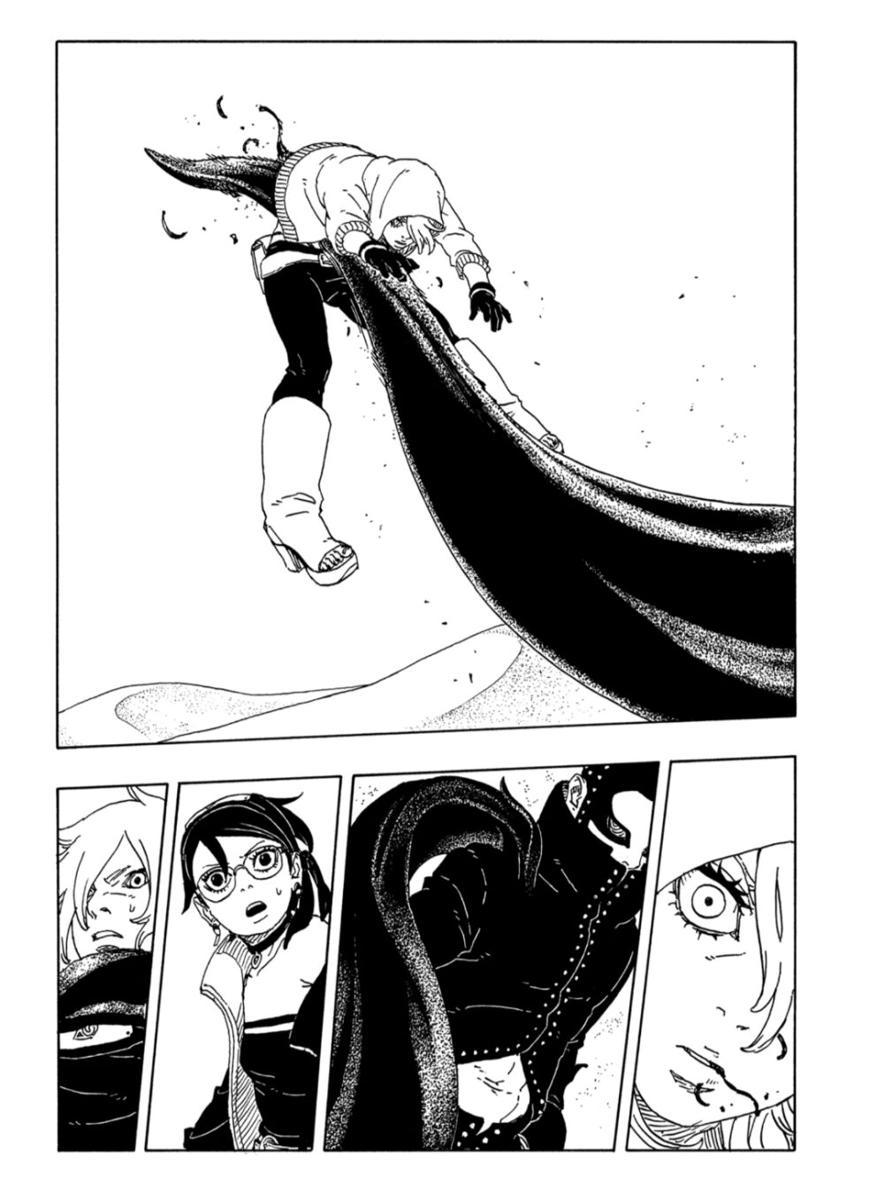 Aliansi Shinobi Sunagakure dan Konohagakure dibantai Shinjuu Ryu/mangaplus.shueisha.co.jp