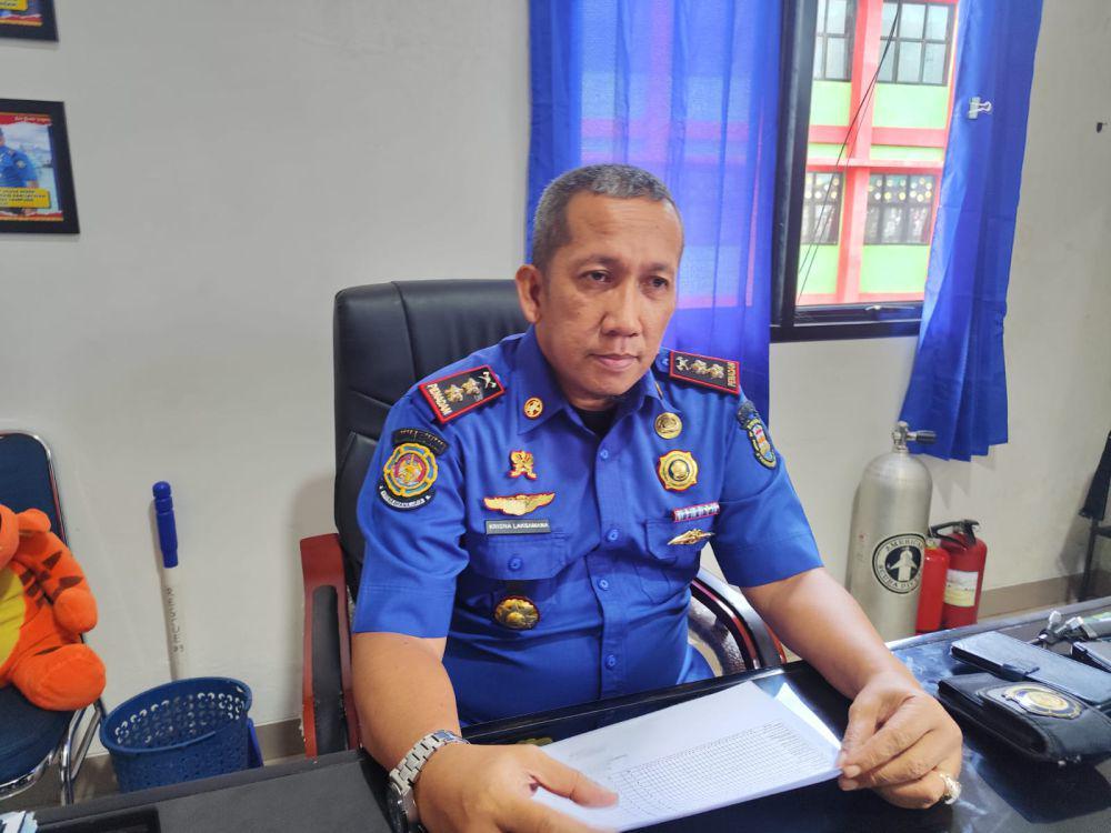 Kabid Penyelamatan Damkarmat Bandar Lampung, Krisna Laksamana. (IDN Times/Muhaimin)