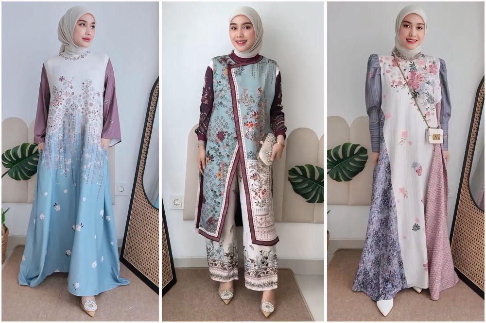 7 Ide Baju Lebaran Colorful dan Playful buat Cewek Kue ala Arrum Rahma