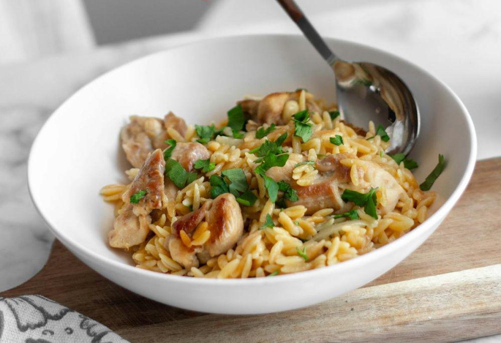 Resep Ayam Panggang Orzo, Menu Simple Tapi Mewah