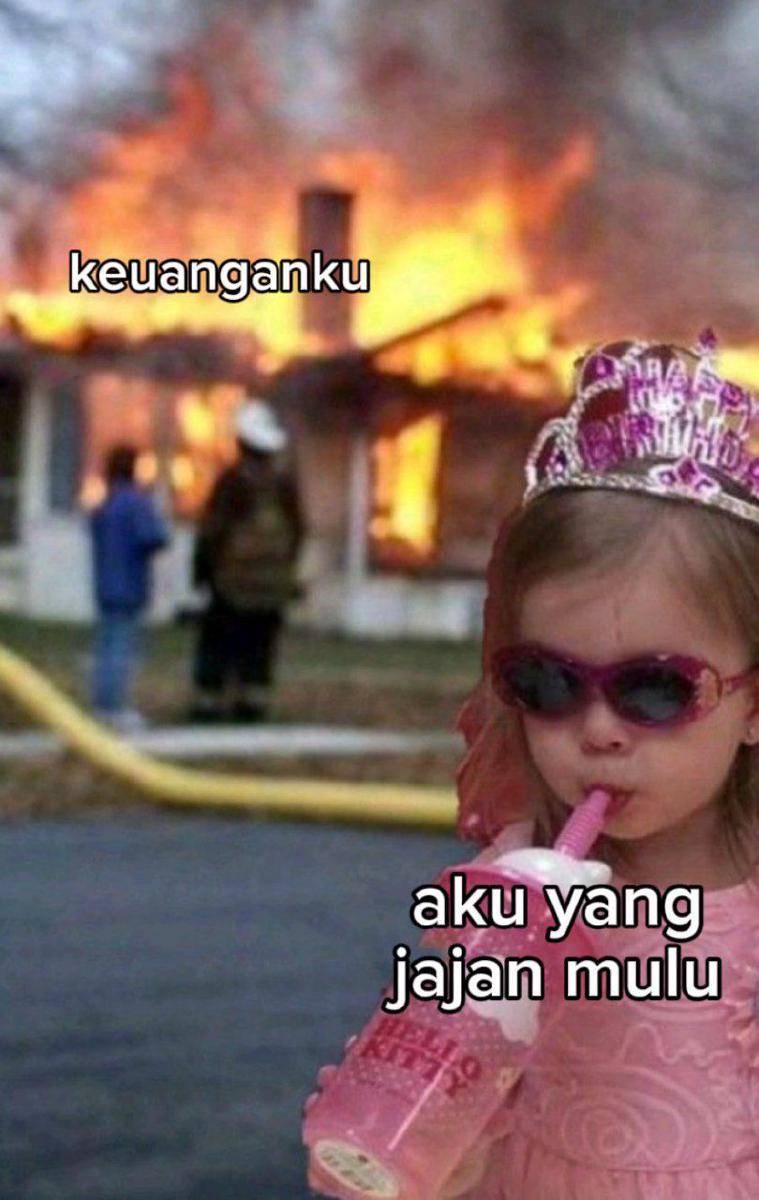 Meme Saat Hidup Chaos tapi Kamu Udah Kebal (x.com/Santi_nya)