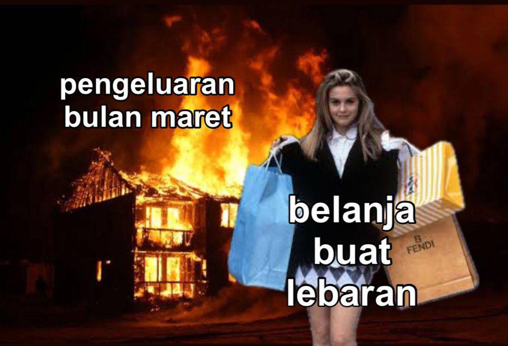 Meme Saat Hidup Chaos tapi Kamu Udah Kebal (x.com/ainunrozi)