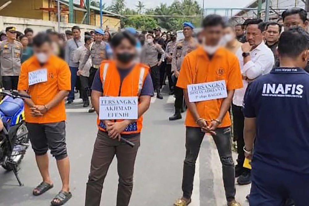 Pra Rekonstruksi Penyiksaan oleh Polisi, Pandu Sempat Ditodong Pistol
