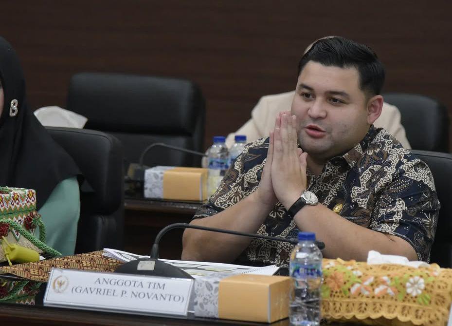 Gavriel Novanto dalam kunker Komisi I DPR-RI di Kodam III Siliwangi. (instagram.com/gavriel.novanto)