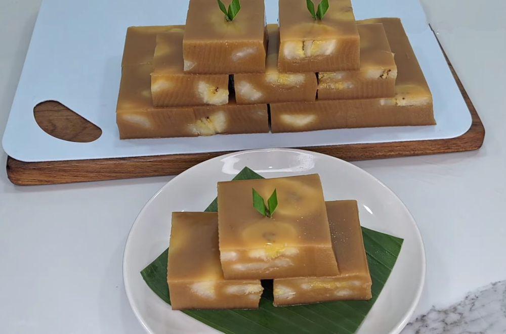 Resep Puding Pisang Gula Merah, Manisnya Melekat di Lidah