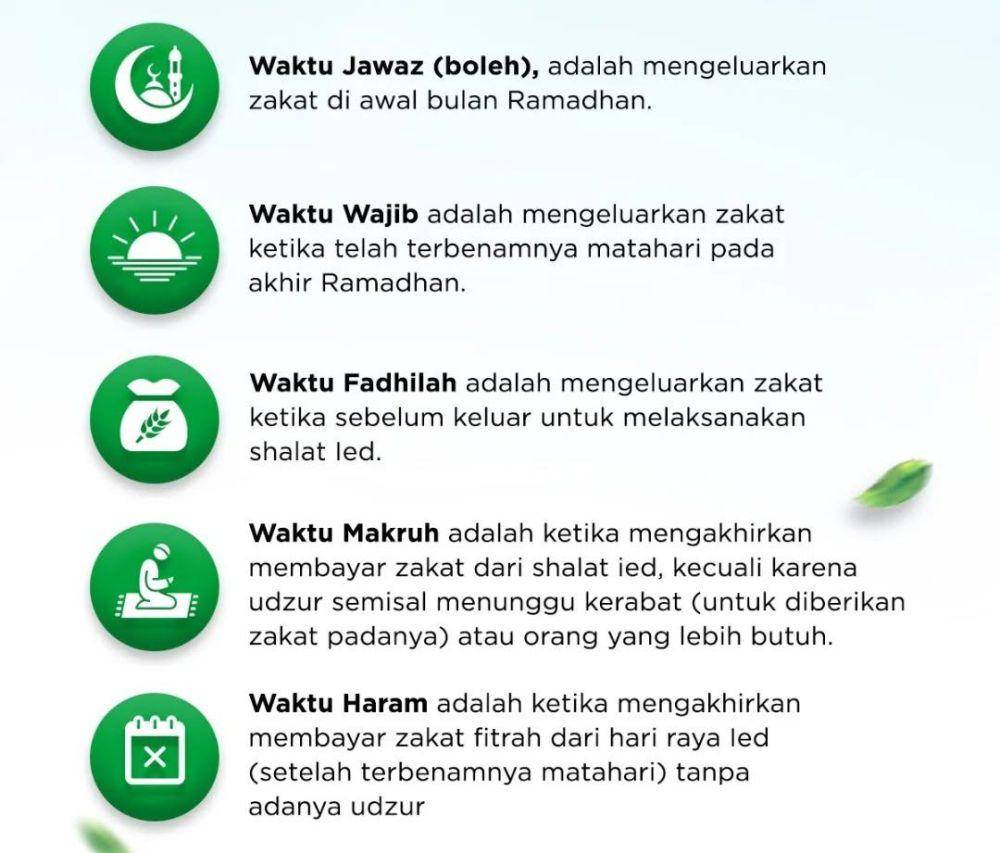 CATAT! Inilah 5 Waktu Pembayaran Zakat Fitrah (instagram.com/baznasbazisdkijakarta)