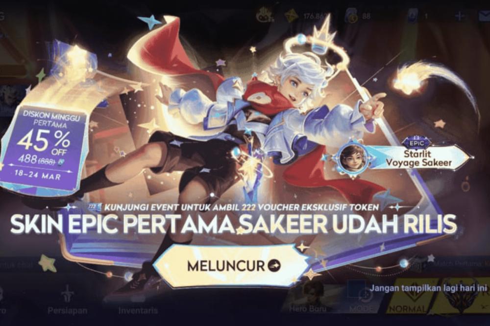 Skin Epic Pertama Sakeer Rilis di Honor of Kings, Ada Diskonnya!