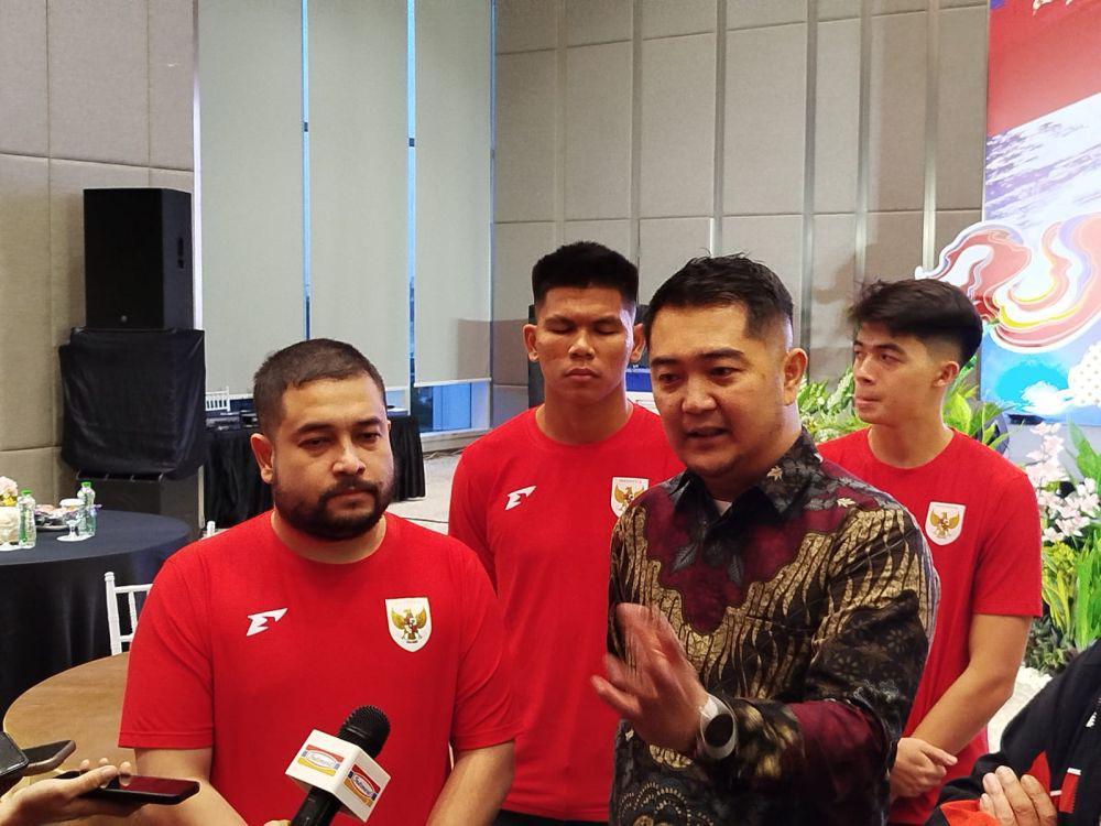 CEO Erspo Muhammad Sadad dan Direktur Utama PT GSI Marsal Masita. (IDN Times/Sandy Firdaus)