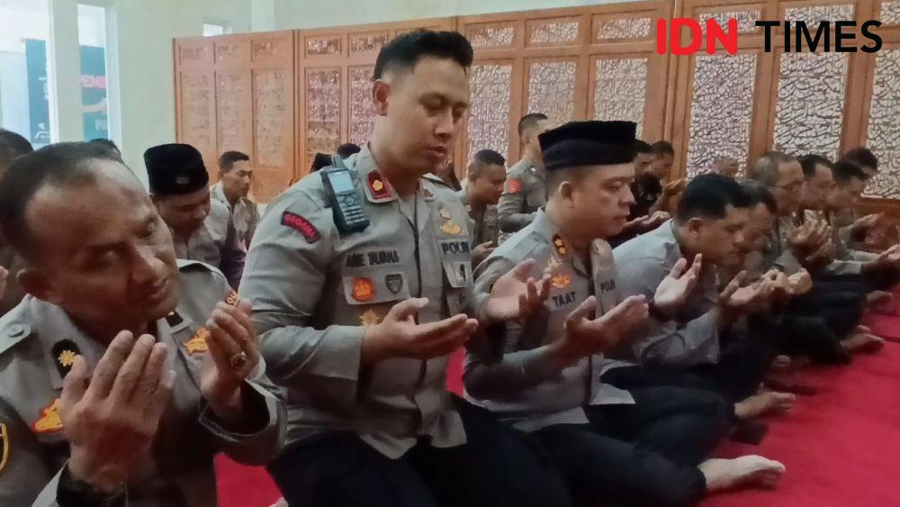 Prihatin Peristiwa Lampung, Polres Tulungagung Gelar Salat Gaib