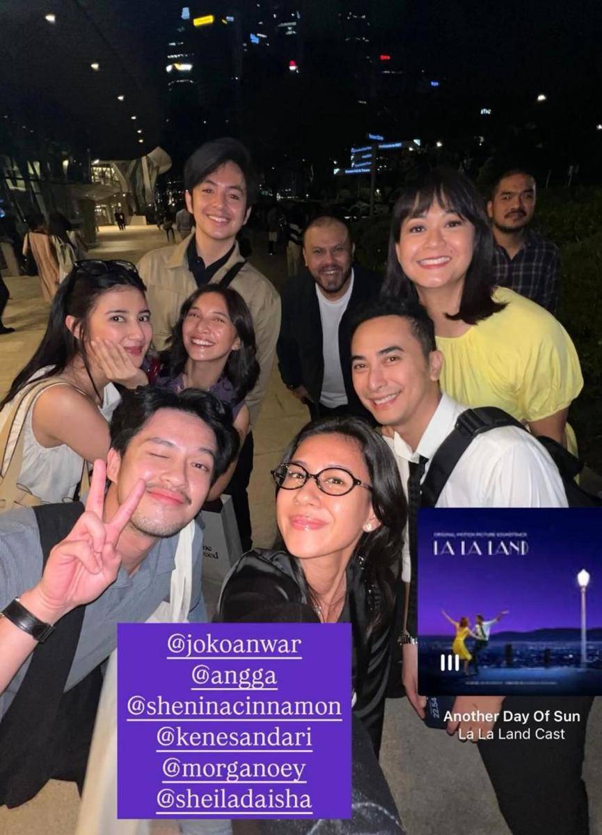 Artis nonton Lalaland in Concert (instagram.com/winkywiryawan912)
