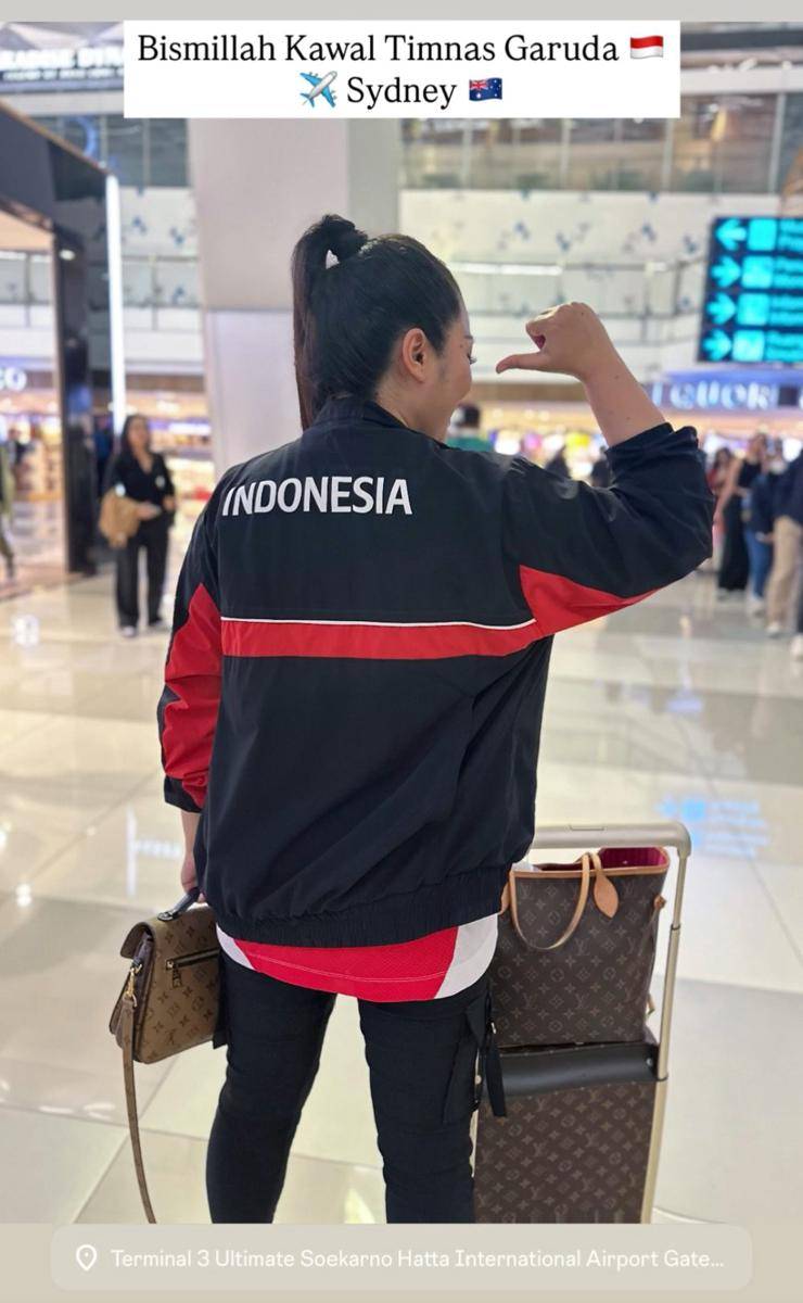 Fitri Carlina dukung Timnas Indonesia lawan Australia (instagram.com/fitricarlina)