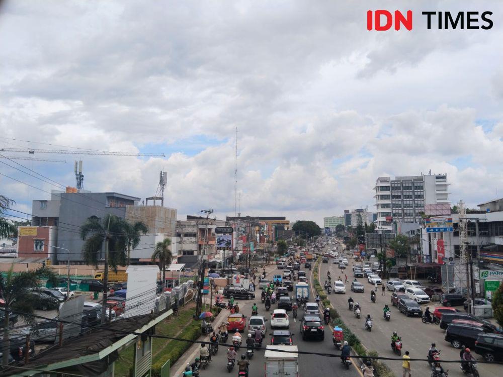 Rute Simpang Patal hingga Charitas Palembang jadi One Way