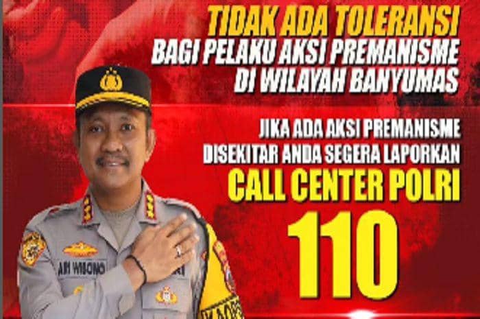 Kapolresta Banyumas Kombes Pol Ari Wibowo dalam sebuah pesan di akun instagramnya.(IDN Times/Foto : @polrestabanyumas)