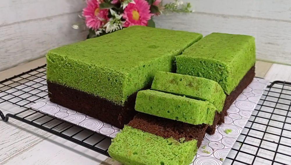 Resep Bolu Kukus Pisang Cokelat Pandan, Pas untuk Suguhan Spesial