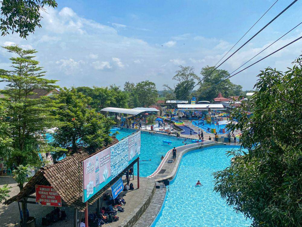 Umbul Pelem Waterpark di Desa Wunut, Kecamatan Tulung, Kabupaten Klaten. (desawunutklaten.go.id)