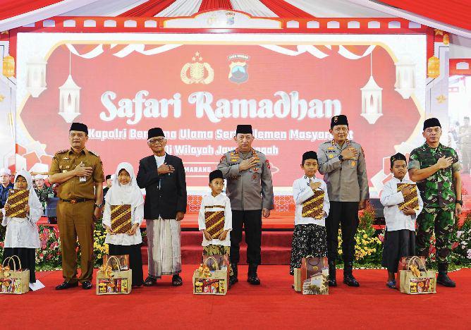 Kapolri Jenderal Pol. Listyo Sigit Prabowo menggelar Safari Ramadan di Mapolda Jawa Tengah, Rabu (19/3/2025). (Dok. Humas Polri)