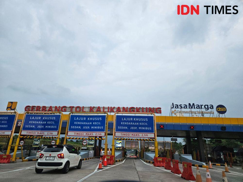 H-8 Lebaran, 1.519 Kendaraan Lewati Tol Kalikangkung per Jam