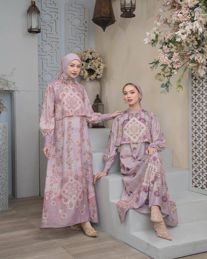 rekomendasi gamis etnik Lebaran 2025 (instagram.com/Greisyofficial)
