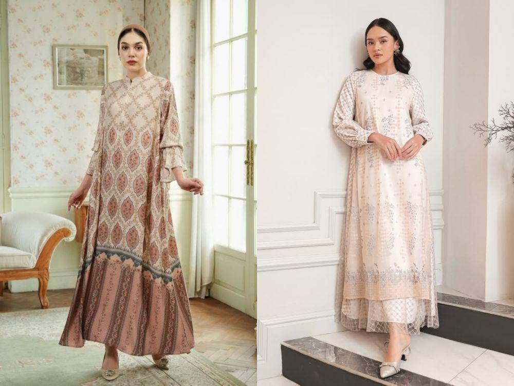 rekomendasi gamis etnik Lebaran 2025 (instagram.com/wearingklamby) | rekomendasi gamis etnik Lebaran 2025 (instagram.com/heaven_lights)