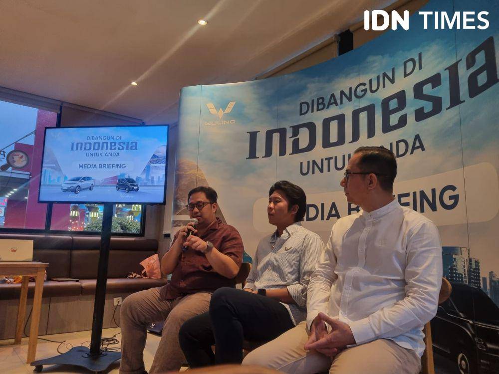 Wuling hadirkan varian baru dan beragam promo 'Tenang Bersama Wuling (IDN Times/Rangga Erfizal)