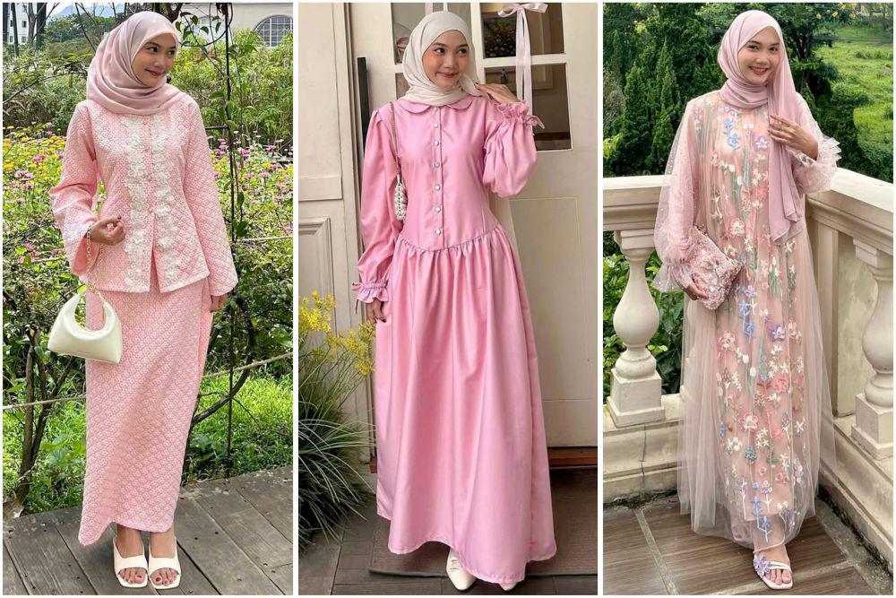 7 Ide Busana Lebaran Nuansa Pink ala Diva Syifa, So Girly and Pretty!