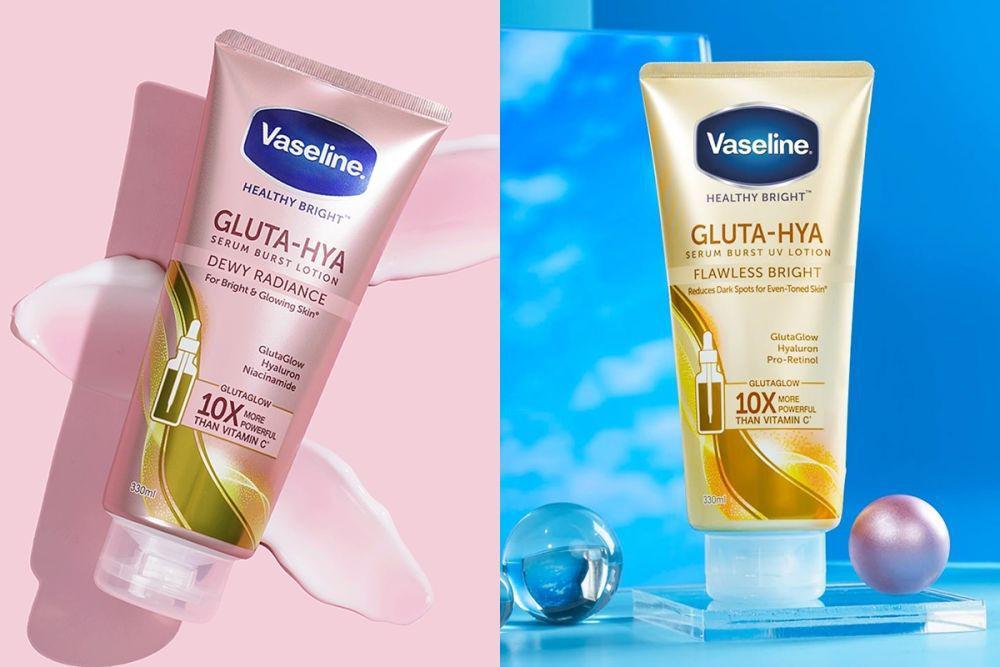 6 Perbedaan Vaseline Gluta Hya Pink dan Gold, Pilih Mana?