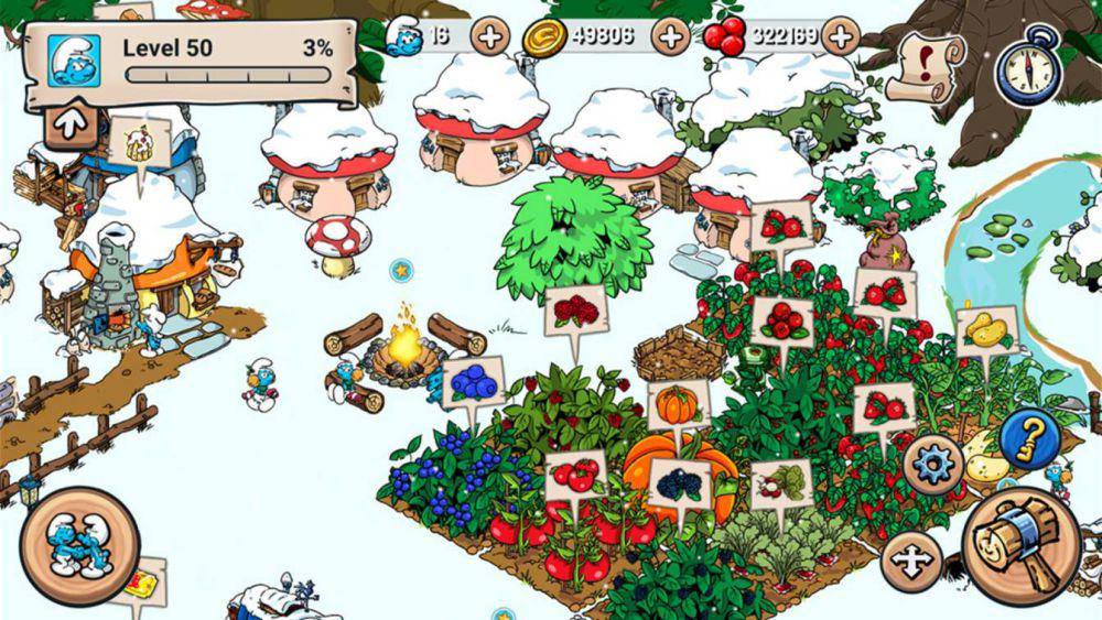 Game Smurfs' Village. (Dok. Google Play Store)