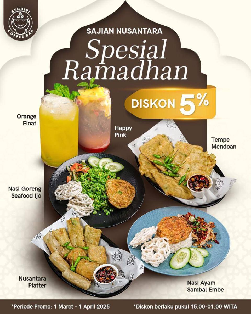 Promo Bukber Sendiri Coffee Bar (instagram.com/sendiricoffeebar)