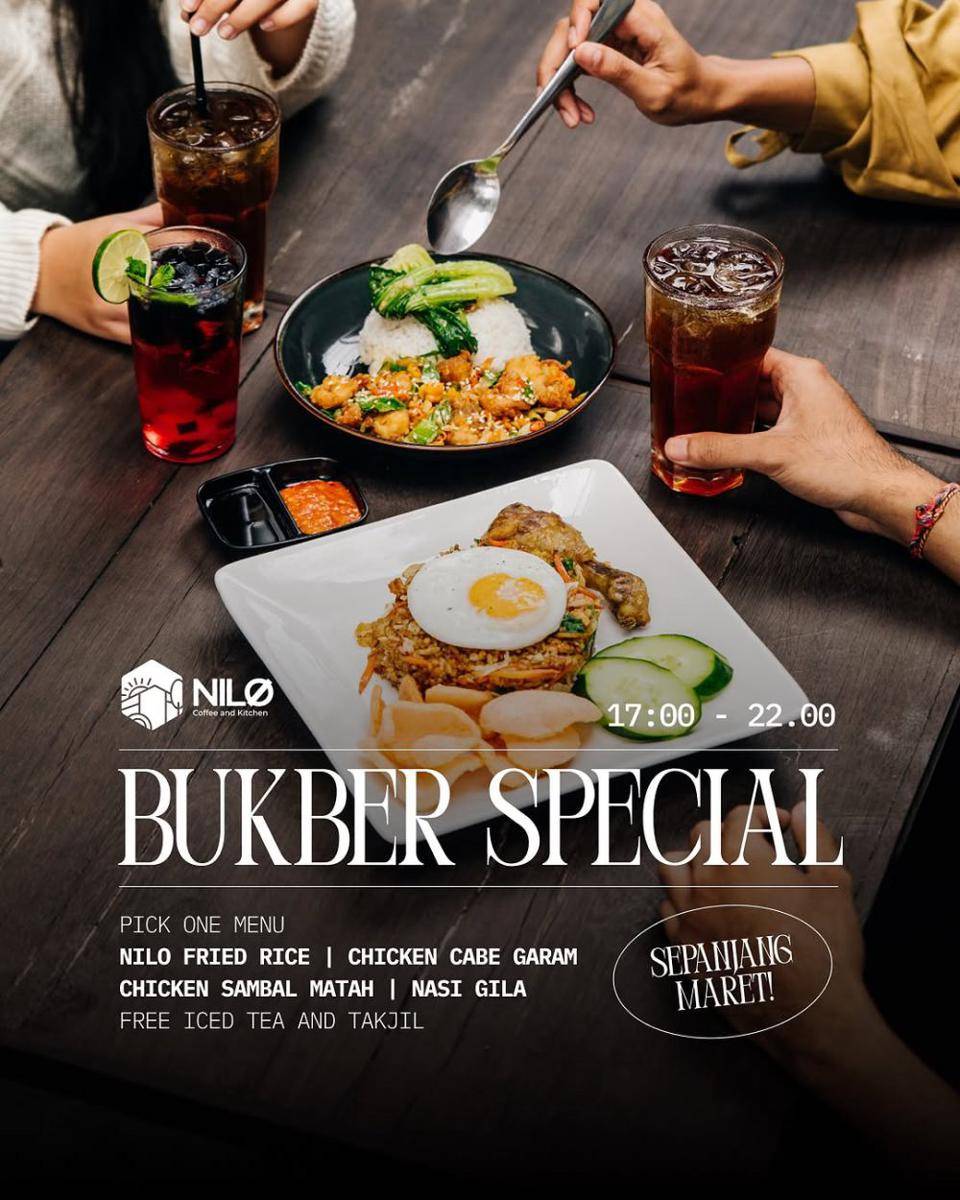 Promo Bukber Nilo Coffee and Kitchen (instagram.com/nilocoffeekitchen)