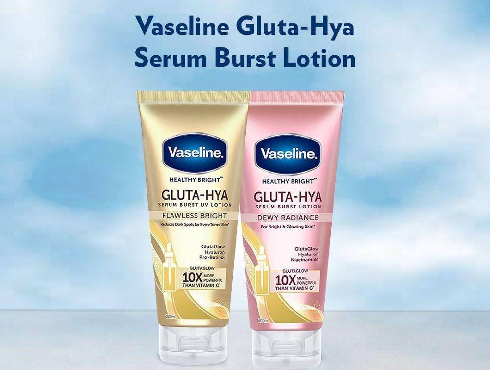 perbedaan Vaseline Gluta Hya Pink dan Gold (instagram.com/vaselineph)