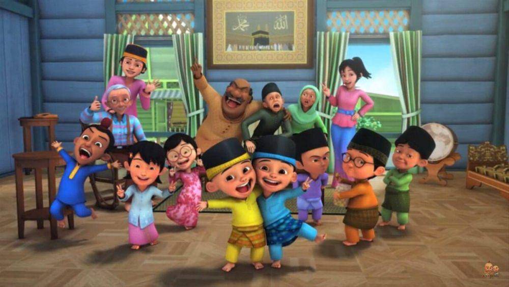 para karakter dalam animasi anak asal Malaysia Upin & Ipin (dok. Les' Copaque Production/Upin&Ipin)