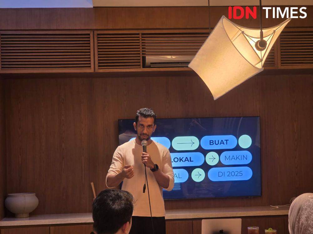 CEO Hypefast, Achmad Alkatiri, dalam Media Iftar di Manzo Jakarta. 18 Maret 2025. (IDN Times/M. Tarmizi Murdianto)