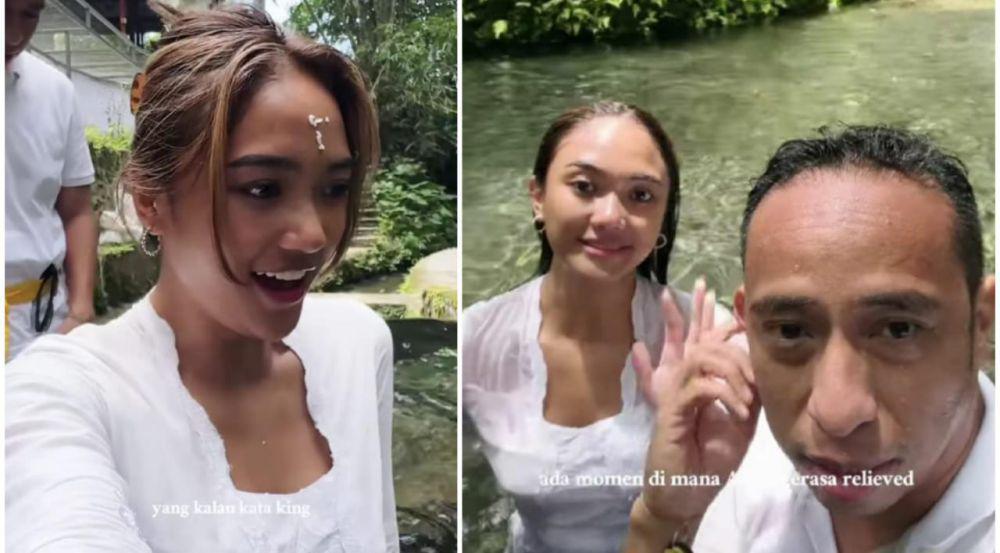 9 Potret Marion Jola Ikut Melukat, Terasa Lebih Ringan dan Fresh!