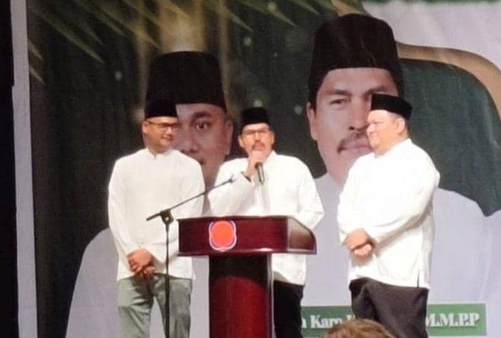 Ketua DPD REI Sumut, Rakutta Karo-karo saat Acara Puasa Bersama dan Santuni 1.000 Anak Yatim (Dok. IDN Times)