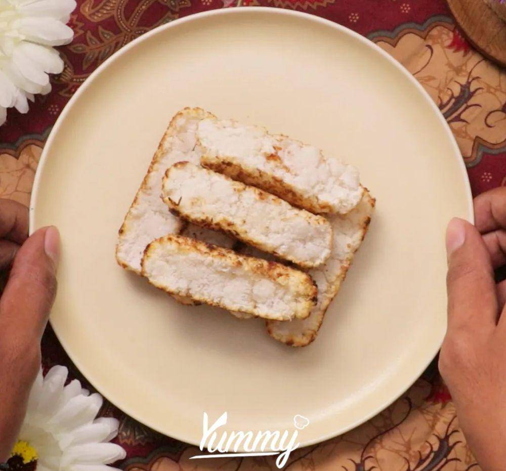 Rangin, kue khas Jawa Timur terbuat dari ketan. Yummy.co.id/Yummy Official