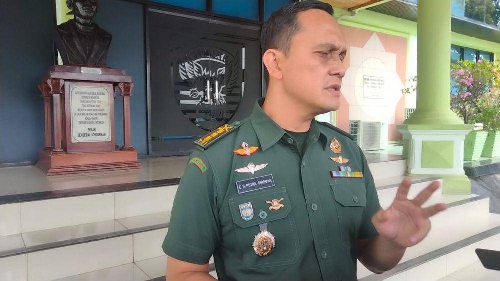Kepala Penerangan Kodam (Kapendam) II/Sriwijaya Kolonel Inf Eko Syah Putra Siregar. (Zea for IDN Times)