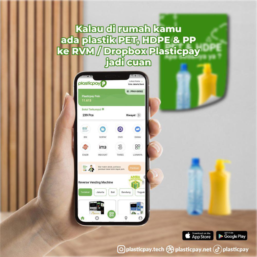 aplikasi Plasticpay (facebook.com/plasticpay.tech)