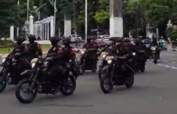 Kawal Demo RUU TNI, Ratusan Aparat Keamanan Siaga di DPR RI