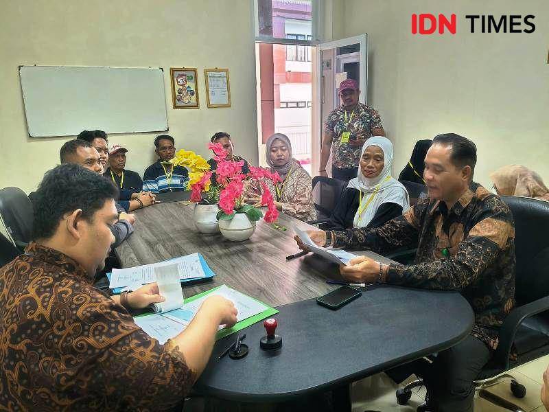 Proses pembayaran lahan milik empat warga terdampak banjir sunagi Sepaku melalui proses konsinyasi di PN Penajam (IDN Times/Ervan)