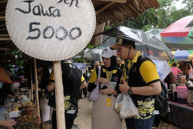 Pasar Pringgodani di Kecamatan Balikpapan Timur, selalu ramai dikunjungi wisatawan saat momen liburan. (Dok. Pemkot Balikpapan)