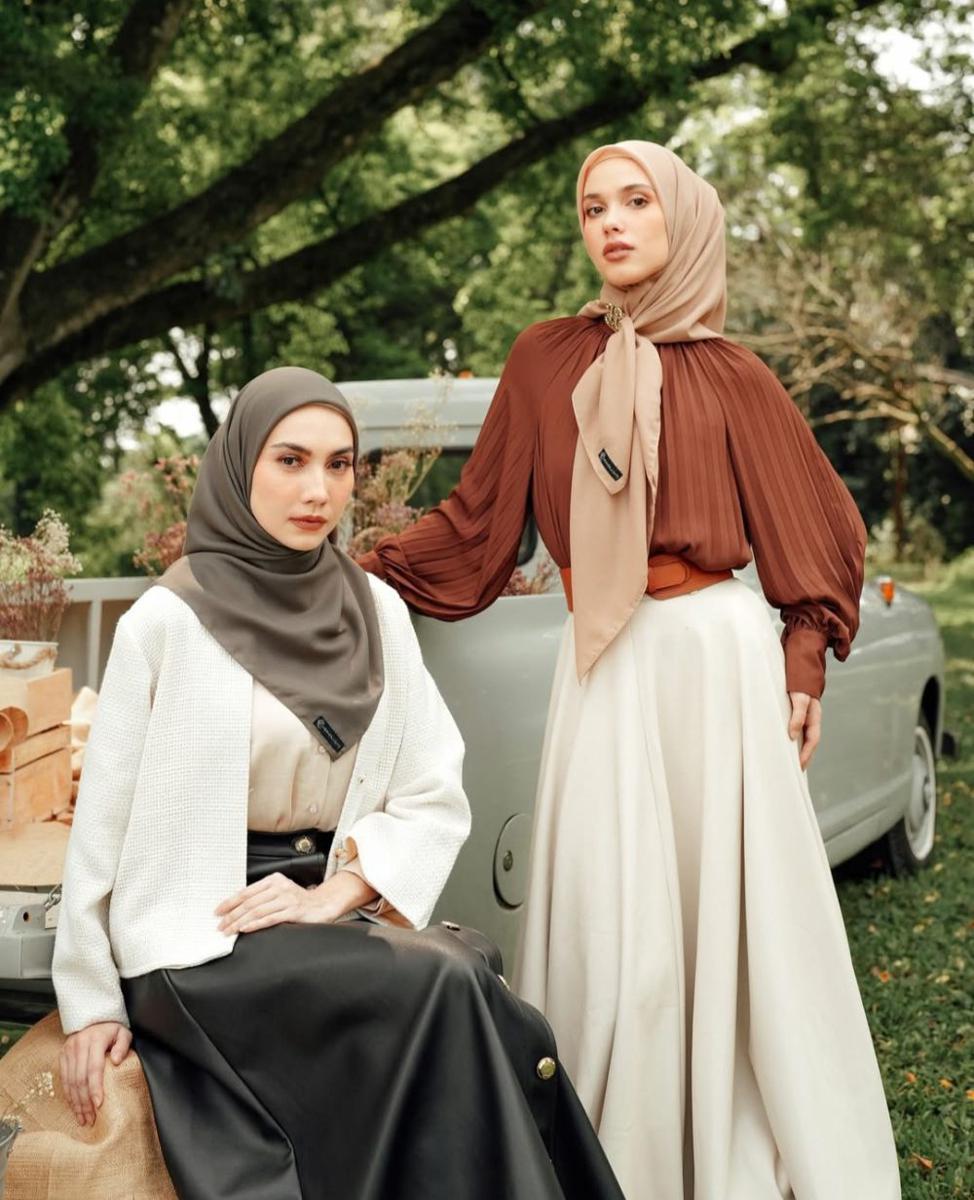 ilustrasi brand hijab heaven lights (instagram.com/heaven_lights)