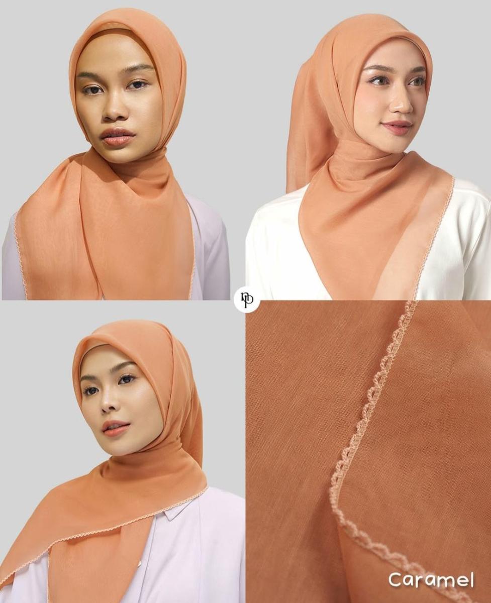 ilustrasi brand hijab napocut (instagram.com/napocut)