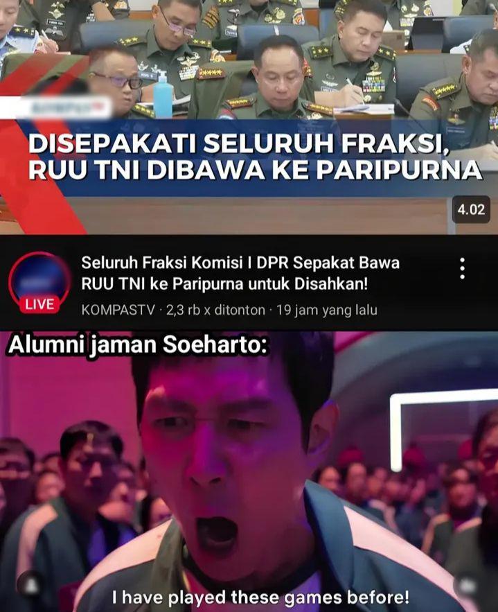 meme RUU TNI (instagram.com/bapak.meme)